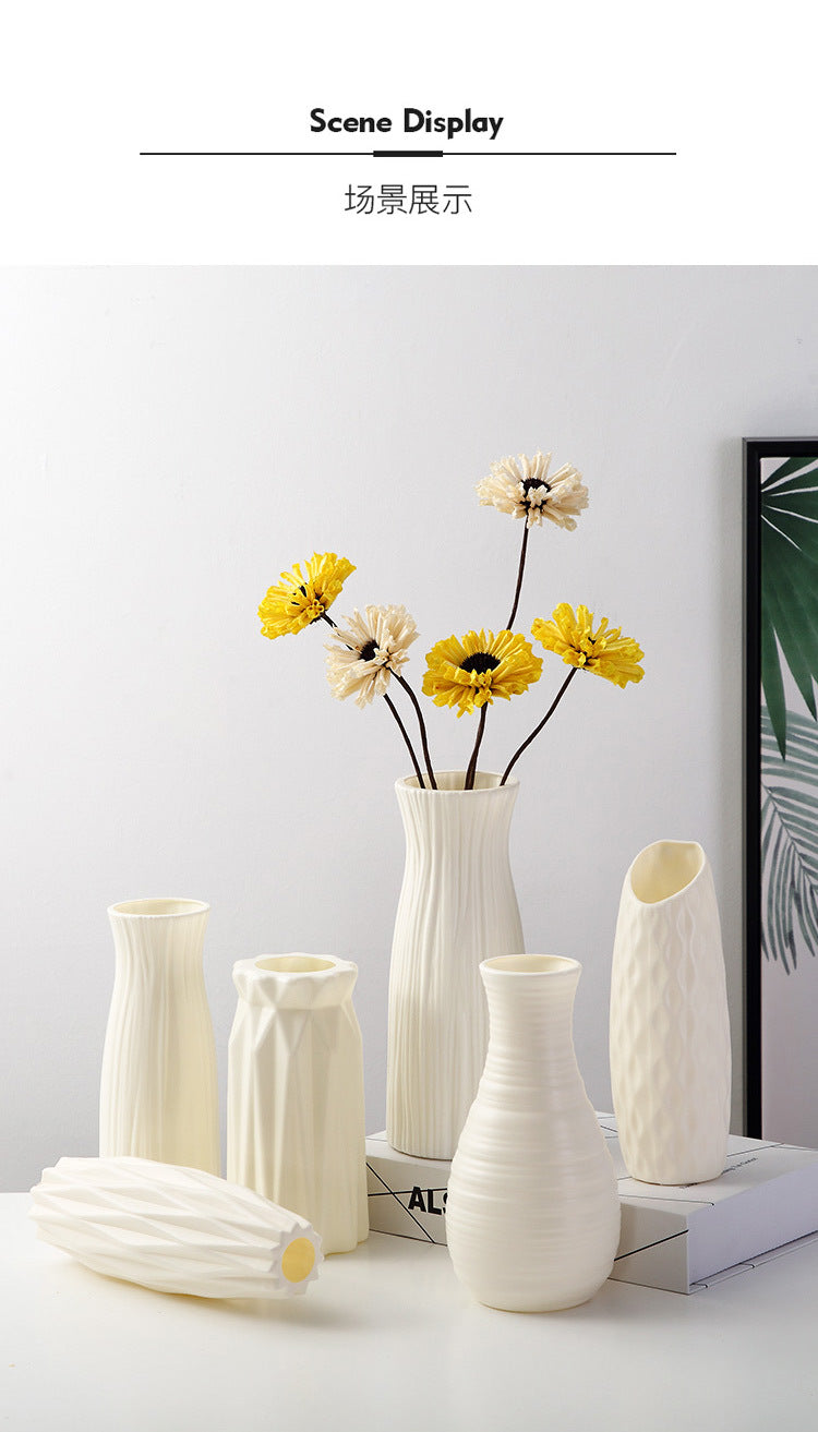 Artificial Flower Vase Ornament Creative Simple Fresh Style Flower Arrangement Vase