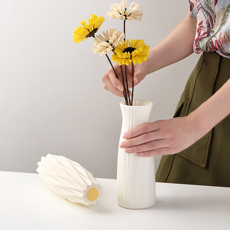 Artificial Flower Vase Ornament Creative Simple Fresh Style Flower Arrangement Vase