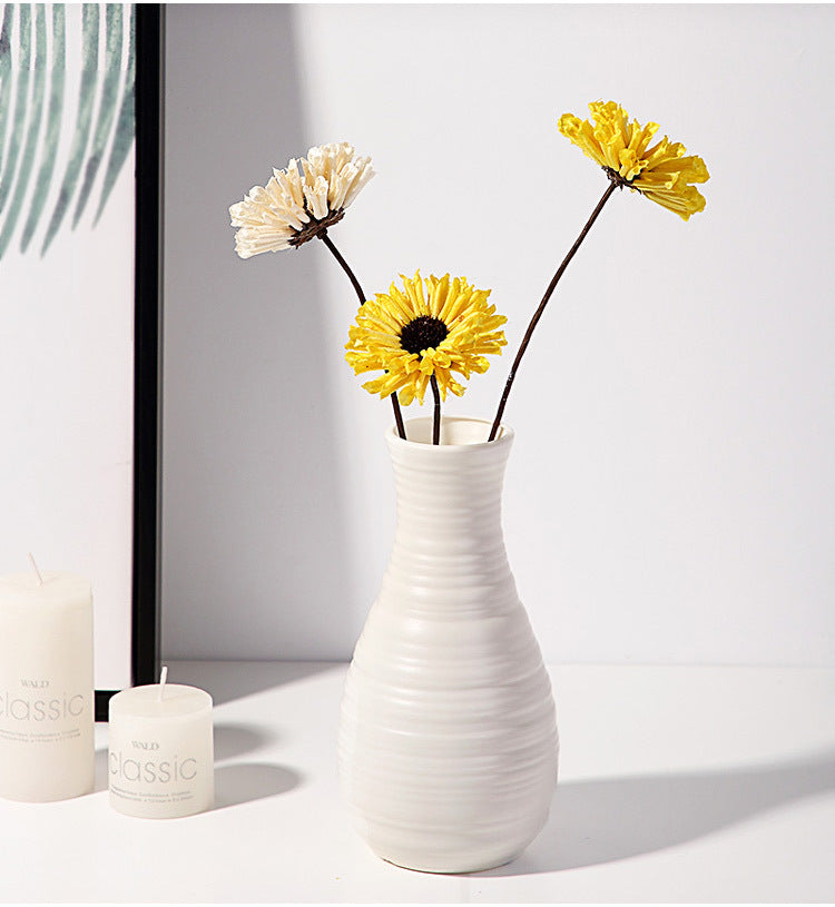 Artificial Flower Vase Ornament Creative Simple Fresh Style Flower Arrangement Vase