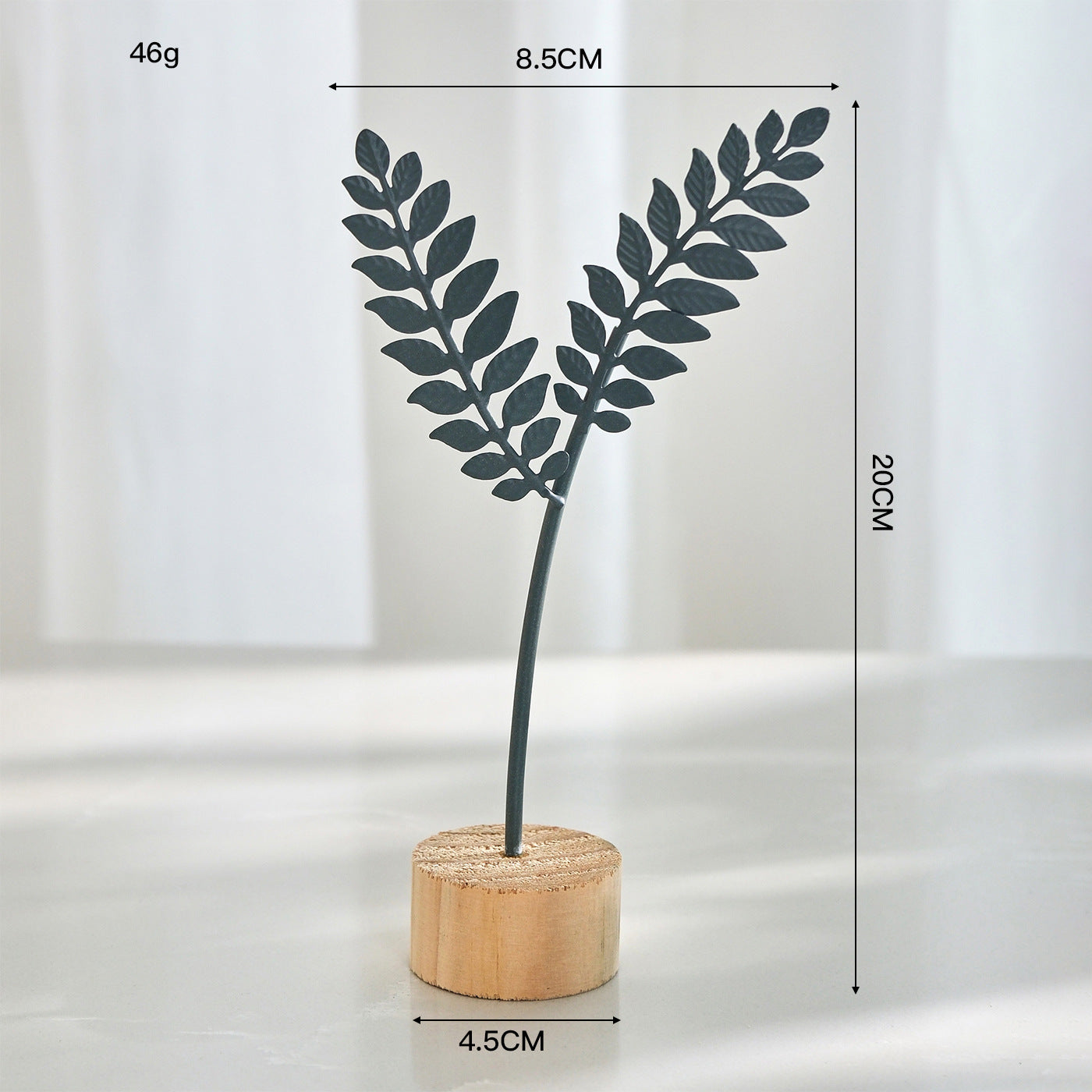 Nordic Style Light Luxury Metal Crafts Creative Home Living Room Entrance and Wine Cabinet Decorations Iron Art Ginkgo Leaf Ornaments