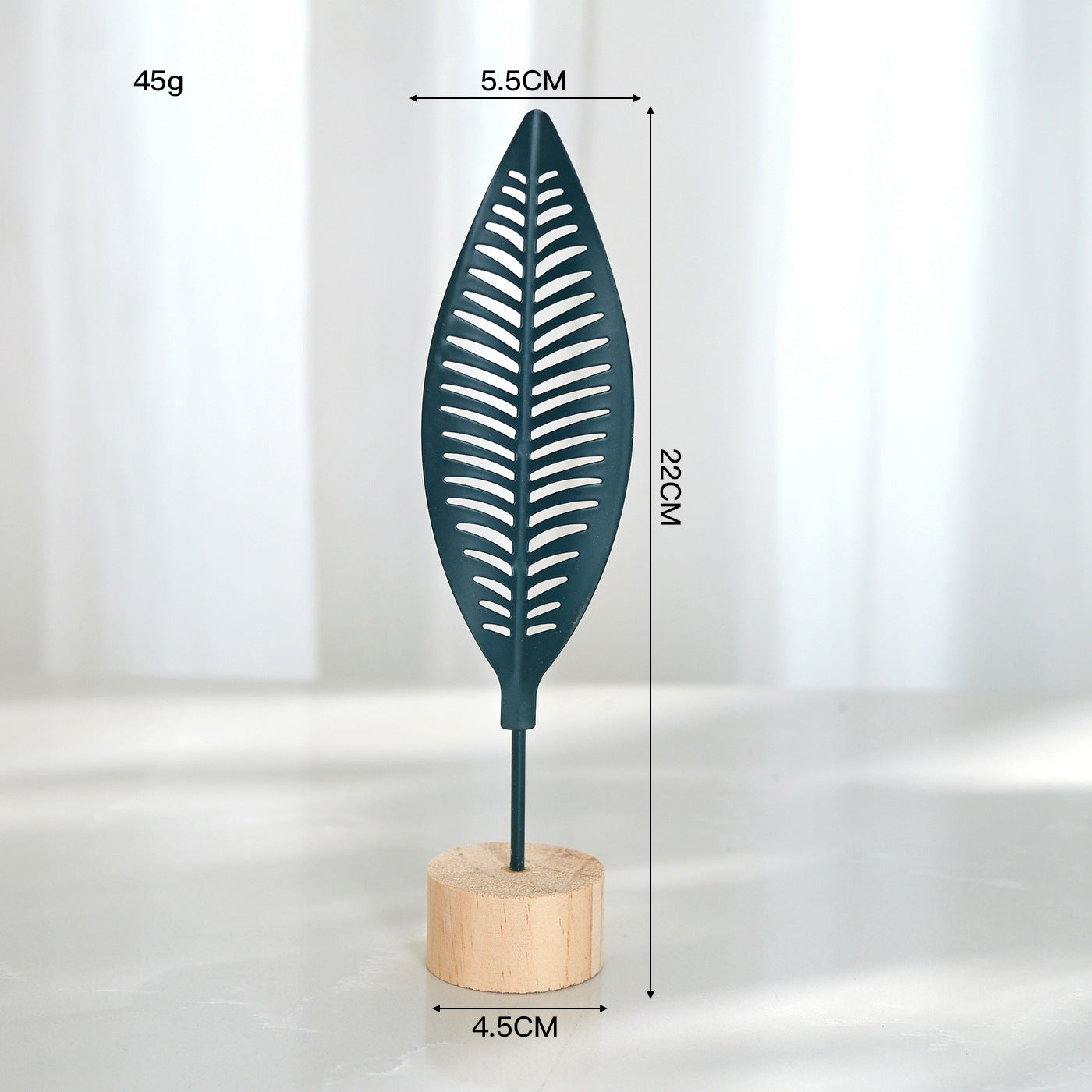 Nordic Style Light Luxury Metal Crafts Creative Home Living Room Entrance and Wine Cabinet Decorations Iron Art Ginkgo Leaf Ornaments