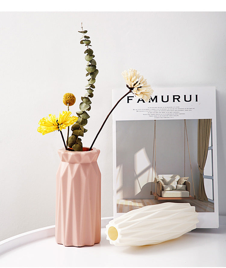 Artificial Flower Vase Ornament Creative Simple Fresh Style Flower Arrangement Vase
