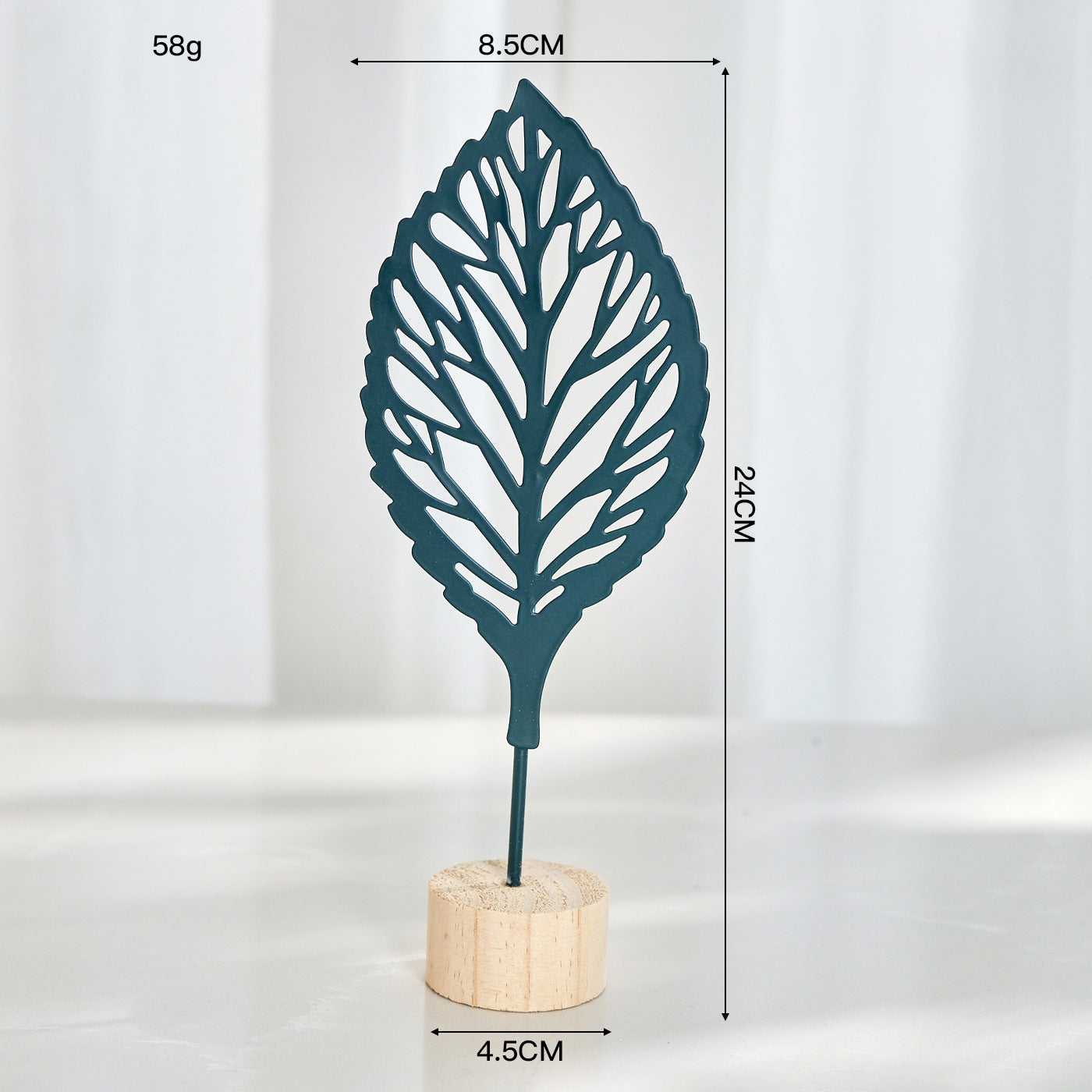Nordic Style Light Luxury Metal Crafts Creative Home Living Room Entrance and Wine Cabinet Decorations Iron Art Ginkgo Leaf Ornaments