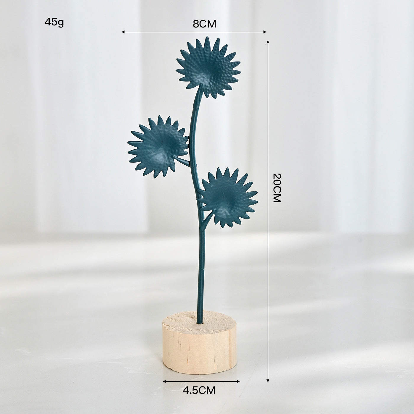 Nordic Style Light Luxury Metal Crafts Creative Home Living Room Entrance and Wine Cabinet Decorations Iron Art Ginkgo Leaf Ornaments