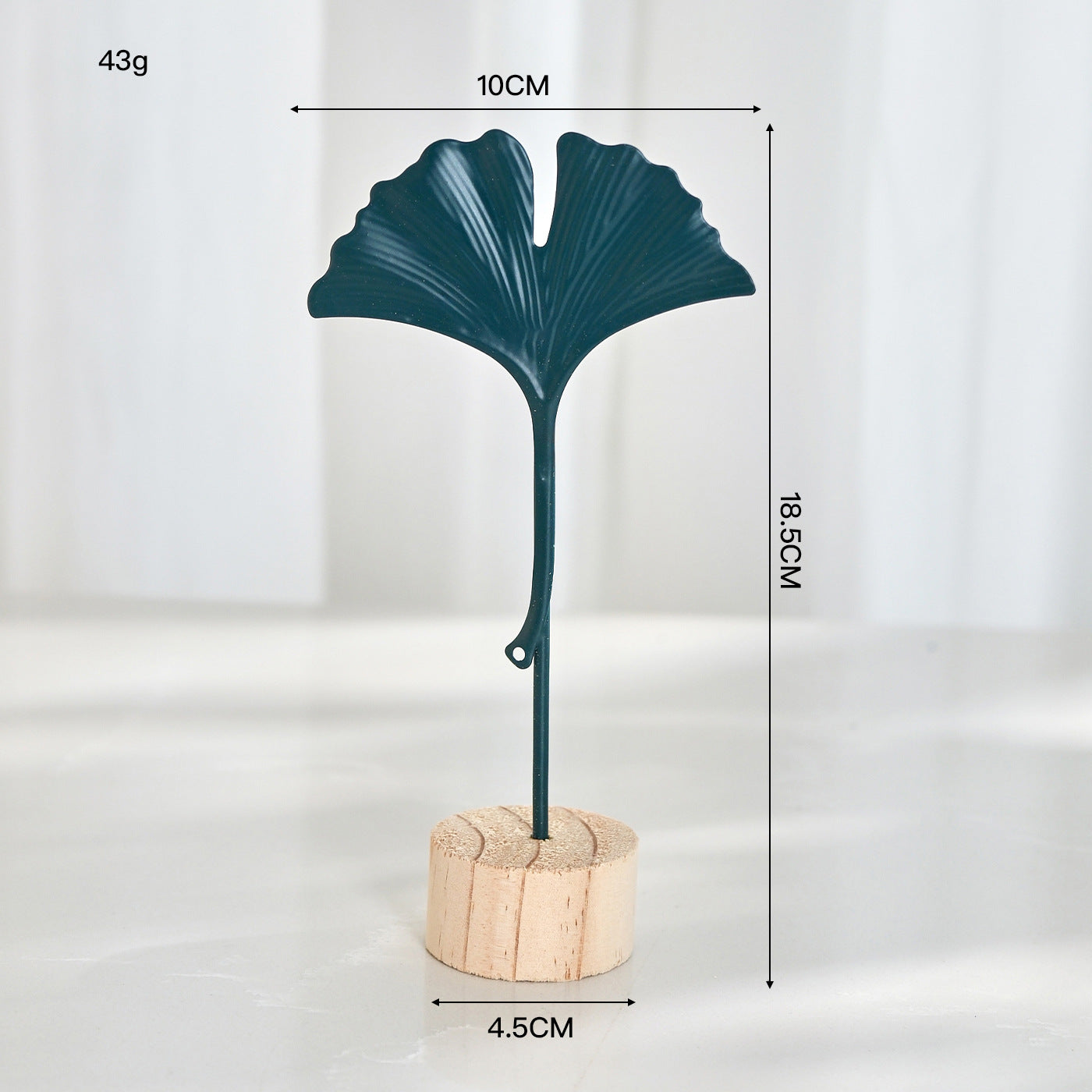 Nordic Style Light Luxury Metal Crafts Creative Home Living Room Entrance and Wine Cabinet Decorations Iron Art Ginkgo Leaf Ornaments
